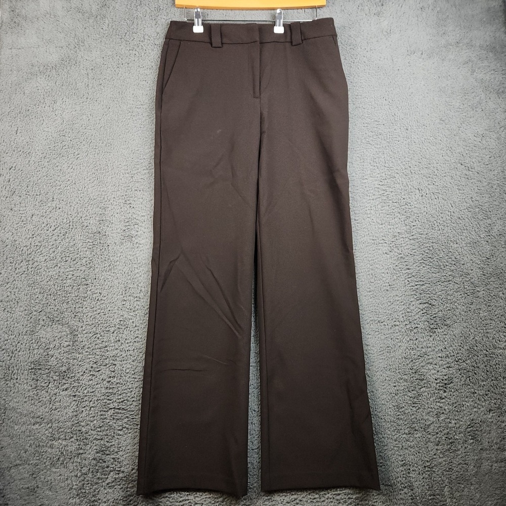 Rachel Zoe Wide Leg Dress Pants Womens 8 Brown Casual Business Minimalist Slacks